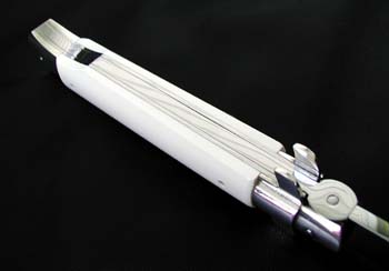 Custom handcrafted switchblades and stilettos