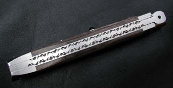 Custom handcrafted switchblades and stilettos