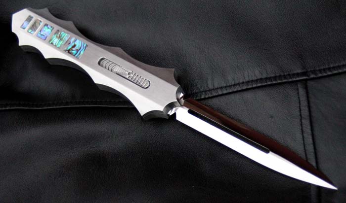Custom handcrafted switchblades and stilettos