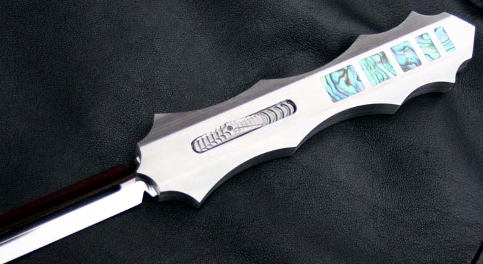 Custom handcrafted switchblades and stilettos