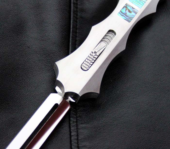 Custom handcrafted switchblades and stilettos